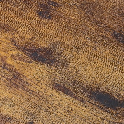 Whitmor Black and Brown Rolling 3-Drawer Storage Cart