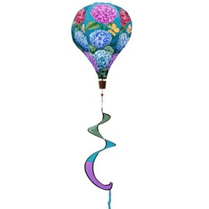 Briarwood Lane Spring Colorful Hydrangea Hot Air Balloon Wind Twister 54x12 - 1 of 3