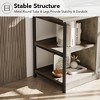 Jojoka Farmhouse TV Stand, Rustic Media Console with Mesh Door and Shelves, Industrial Entertainment Center with Storage for Living Room - 4 of 4