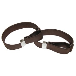 CTM Satin Elastic Solid Color Adjustable Armband Sleeve Garter - 1 of 4