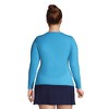 Lands' End Women's SunShade UPF 50 Long Sleeve Relaxed Rash Guard - 2 of 4