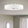 Livex Lighting Venlo 4 - Light Semi-Flush Mount in  Brushed Nickel - 4 of 4