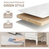 RoyalCraft 5 Drawer Dresser Modern Tall Wooden Chest of Drawers with Storage Organizer for Bedroom, Closet, or Living Room Furniture, White - 4 of 4