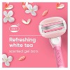Venus ComfortGlide White Tea Women's 2 Count Razor Blade Refills and Shower Holder + 4 Count Blade Refills - 4 of 4