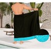 HAPPY BAY Men's Swimwear Beachwear Summer Wrap Sarong One Size Grease Geometric - 2 of 4