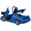 Bugatti EB110 SS Super Sport French Racing Blue with Silver Wheels 1/18 Model Car by Autoart - 2 of 4