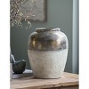 NicBex Aluminum/Ceramic Chisel Flower Vase, Muilt Sizes Short Round Metallic Decorative Vase for Tabletop, Living Room - 3 of 4