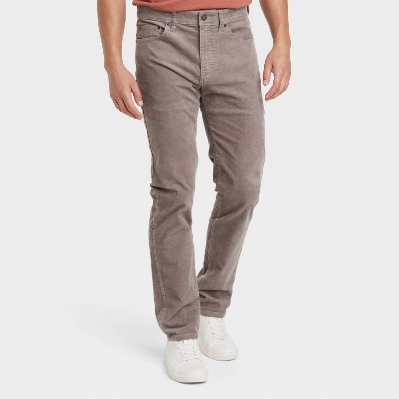 Men's Slim Straight Corduroy 5-Pocket Pants - Goodfellow & Co™, 1 of 5