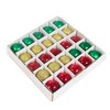 Craftoutlet.Com 0.5 Inch Mini Glass Ball Ornament Set Christmas Tree Ornament Sets - 3 of 3