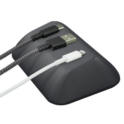 Smartish Magnetic Cord Holder - Bigger Cable Wrangler Desktop Organizer