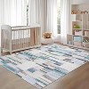 Washable Runner Rug Non Slip Kitchen Rugs Modern ndoor Entryway Rug Farmhouse Soft Bath Mat Stain Resistant Carpet for Bedroom Hallway Laundry - 2 of 4