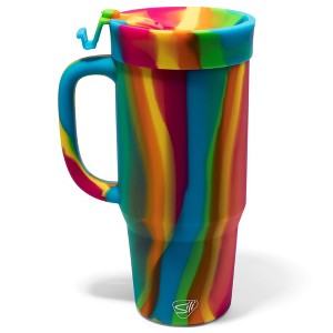Silipint: 2oz Humbler W/ Lid & Straw, Hippie Hops - 1 of 4