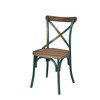 Zaire Side Dining Chair Antique Turquoise - Acme Furniture - image 2 of 4