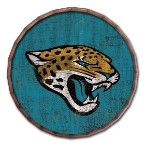 NFL Jacksonville Jaguars 24" Barrel Top - 1 of 3