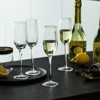Slickblue Crystal Clear Ribbed Optic Champagne Flutes - 8 oz, Set of 4 - 2 of 4