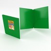07235: Green Poly Folders, No Holes (48 Packs) - 2 of 4