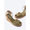 Aiguablava Limited Edition Canvas Espadrille Sandal Wedges - 3 of 4