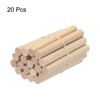 Unique Bargains Arts Garden Christmas Decoration Round Natural Wood Sticks 20 Pcs - 3 of 4