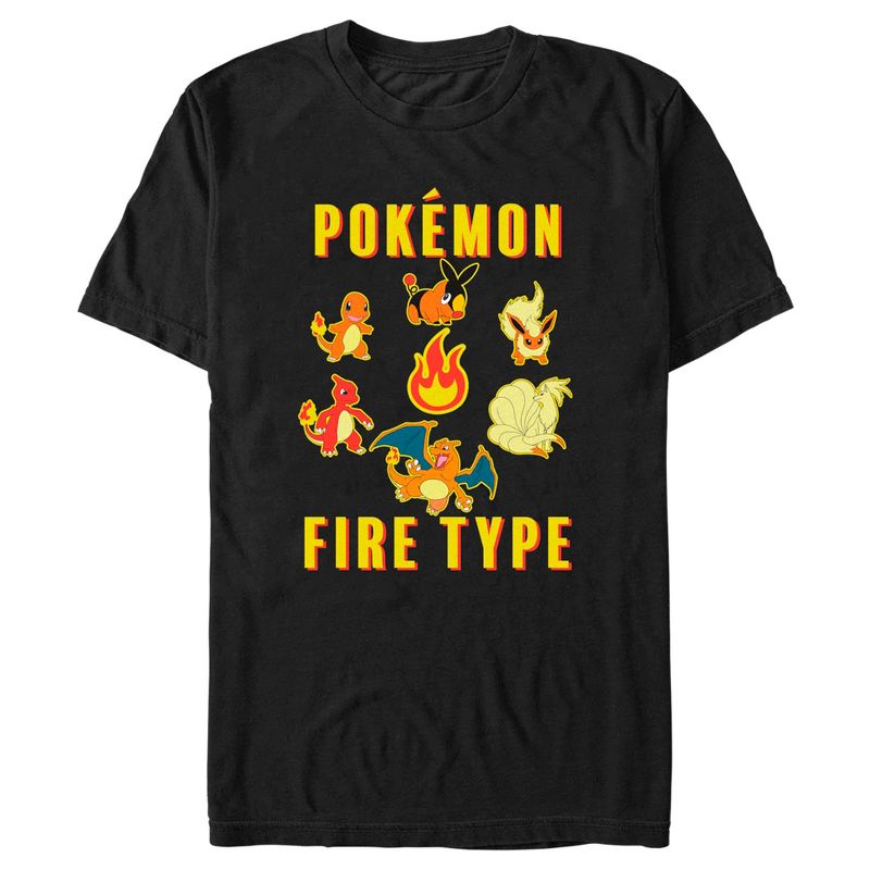 Men's Pokemon Generations Fire Type T-Shirt, 1 of 6