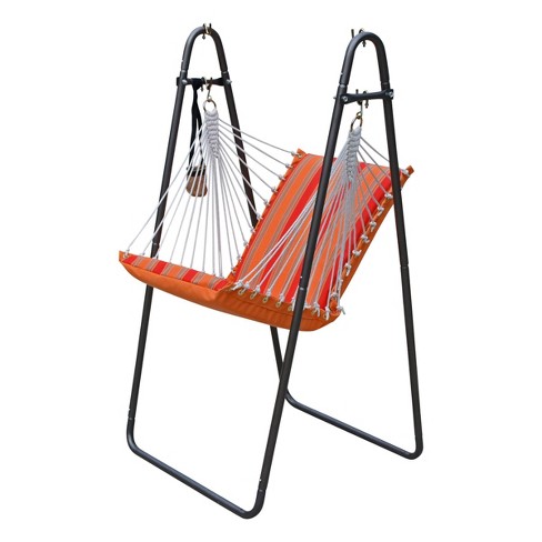 Algoma hanging soft comfort hammock chair & outlet stand