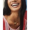 Letter A-Z Pendant Necklace for Women, 14K Gold Plated Fashion Jewelry - 3 of 4