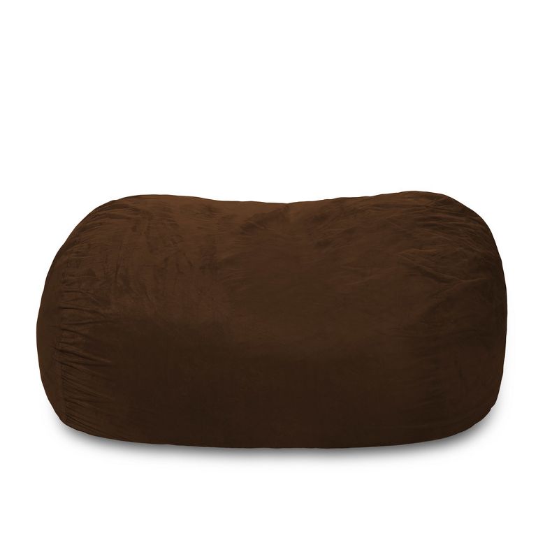 6' Large Bean Bag Lounger with Memory Foam Filling and Washable Cover - Relax Sacks, 3 of 11