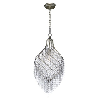 Maxim Lighting Twirl 1 - Light Pendant in  Golden Silver
