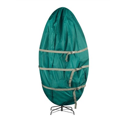 Hastings Home Canvas Upright Christmas Tree Storage Bag - 7.5', Green