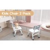 Whizmax 3 Level Height Adjustable Kid Chair, Plastic Toddler Chairs for Children Boys Girls Age 2-6, Suitable for Home Family Classroom,2 Pcs - 3 of 4