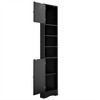 NicBex Tall Corner Cabinet with 2 Doors,Bathroom Storage Cabinet with Adjustable Shelves,Space-Saving Multi-Functional Bathroom Storage - 2 of 4