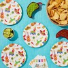 Blue Panda 80-Pack Mexican Fiesta Design Party Paper Plates for Cinco de Mayo Decorations, 9 Inches - 2 of 4