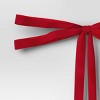 4ct Faux Velvet Fabric Christmas Decorative Bow - Wondershop™ - 3 of 3