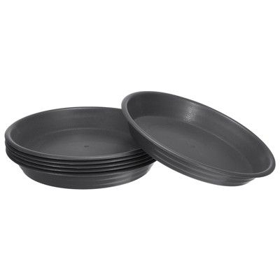 Unique Bargains Home Garden Round Plastic Plant Saucers 6 Pcs