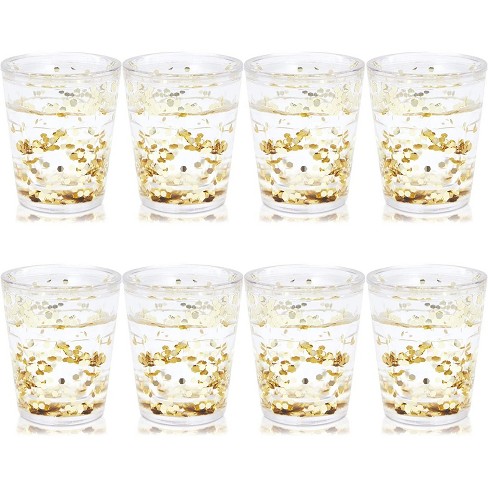 Set of 6 BAR ESSENTIALS 2 oz. Clear Shot Glasses HOME ESSENTIALS & BEYOND