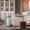 8 Gallon Slim Kitchen Trash Can, Stainless Steel Garbage Can with Inner Bucket, Step-on Rubbish Bin with Soft-Close Lid  for Narrow Spaces - 4 of 4