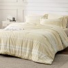 5/7 Pcs Bedding Set with Cationic Dyeing for Striking Double-Sided Contrast - 3 of 4