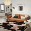 LOVEVOOK Modern Area Rug for Living Room, 5x7 Feet Large Geometric Rug Floors Decor for Bedroom, Patchwork Carpet for Office Dining Room - 2 of 4