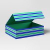 2pk Magnetic Lidded Boxes Blue - Room Essentials™ - 3 of 3
