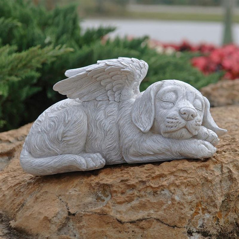 Design Toscano Dog Memorial Angel Pet Statue, 2 of 6