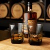 Viski Smoke Double Old Fashioned Crystal Tumblers Set of 2-Crystal Smoky Glass, Stylish Lowball Cocktail Glasses, Cocktail Glass Gift Set-10 oz, Gray - 2 of 4