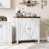 Buffet Cabinet Farmhouse Storage Cabinet with Doors and Shelves, Buffets and Sideboards Entryway Cabinet for Living Room, Dining Room - 2 of 4