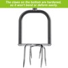 Itopfox Manual Twist Tiller, All-Steel Garden Claw Cultivator with 6 Curved Claws and Soft Rubber Handle, Hand Tiller for Gardening Bed and Plant Box - 3 of 4