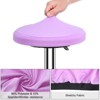 Unique Bargains Washable Elastic Round Stool Slipcovers and Furniture Covers Dia 11-14 Inch 2 Pcs - 3 of 4