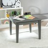 Tangkula Kids Square Table Indoor Outdoor Heavy-Duty All-Weather Activity Play Table - 3 of 4