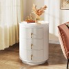 Tribesigns No Assembly 3-Drawer Nightstand, White - image 2 of 4