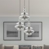 Livex Lighting Art Glass 1 - Light Pendant in  Brushed Nickel - 2 of 4