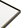 Creative Mark Illusions Aluminum Floater Frames 7/8", 9x12" Black/Gold - Canvas Floater Frames with Sleek Metal Exterior, Flat Molding & Assembly - 2 of 4