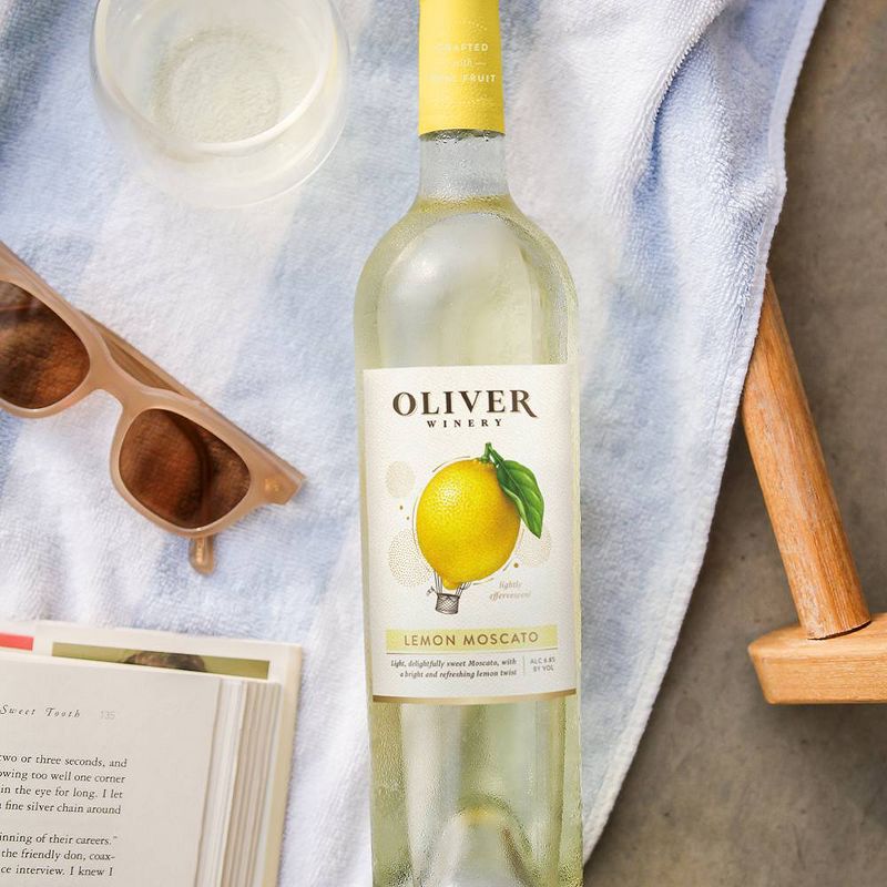 Oliver Lemon Moscato White Wine - 750ml Bottle, 6 of 8