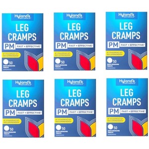 Hyland's Leg Cramps PM Quick-Dissolving Tablets 50 ct. (Set of 6) - 1 of 4