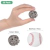 Unique Bargains Wicker Rattan Decorative DIY Crafts Balls 1.2 Inch 25 Pcs - 2 of 4